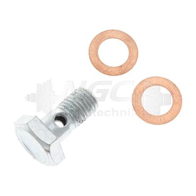 Satz: Hohlschraube + 2 Dichtringe